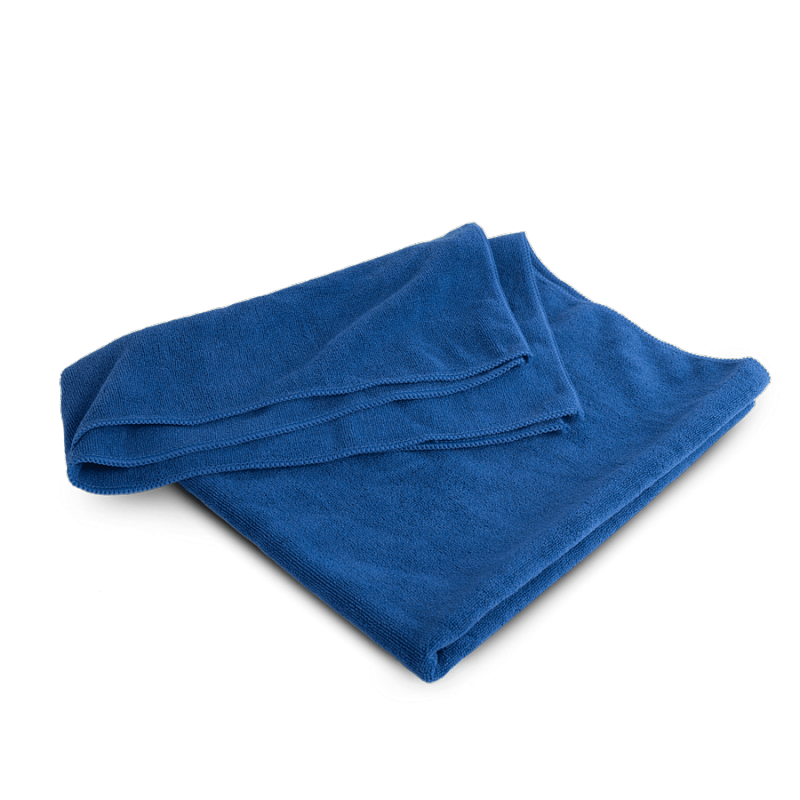 Полотенце оверлоченное для сушки авто голубое 55*80см 400гр/м2 AUTECH