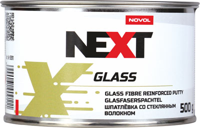 Шпатлевка со стекловолокном 0,5кг GLASS NEXT