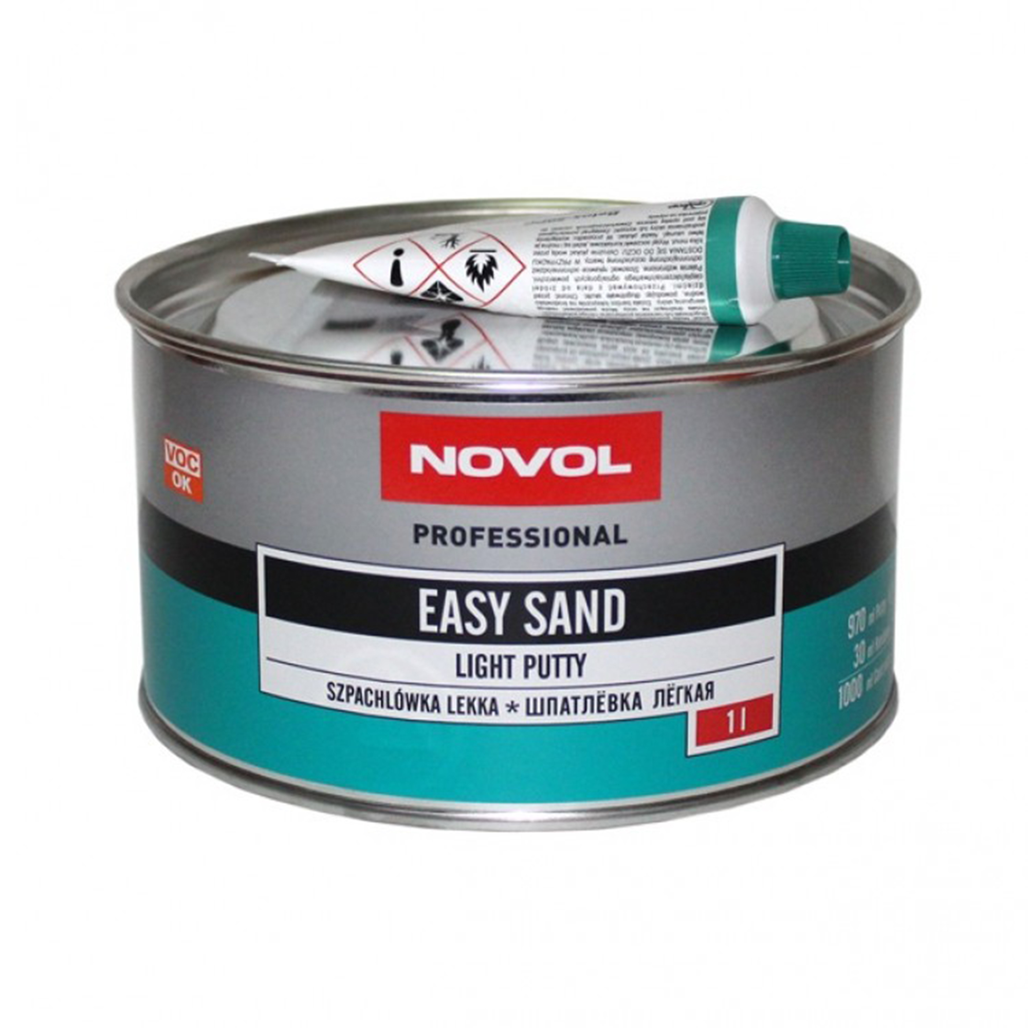Шпатлевка легкая многофункциональная 1л Easy Sand NOVOL