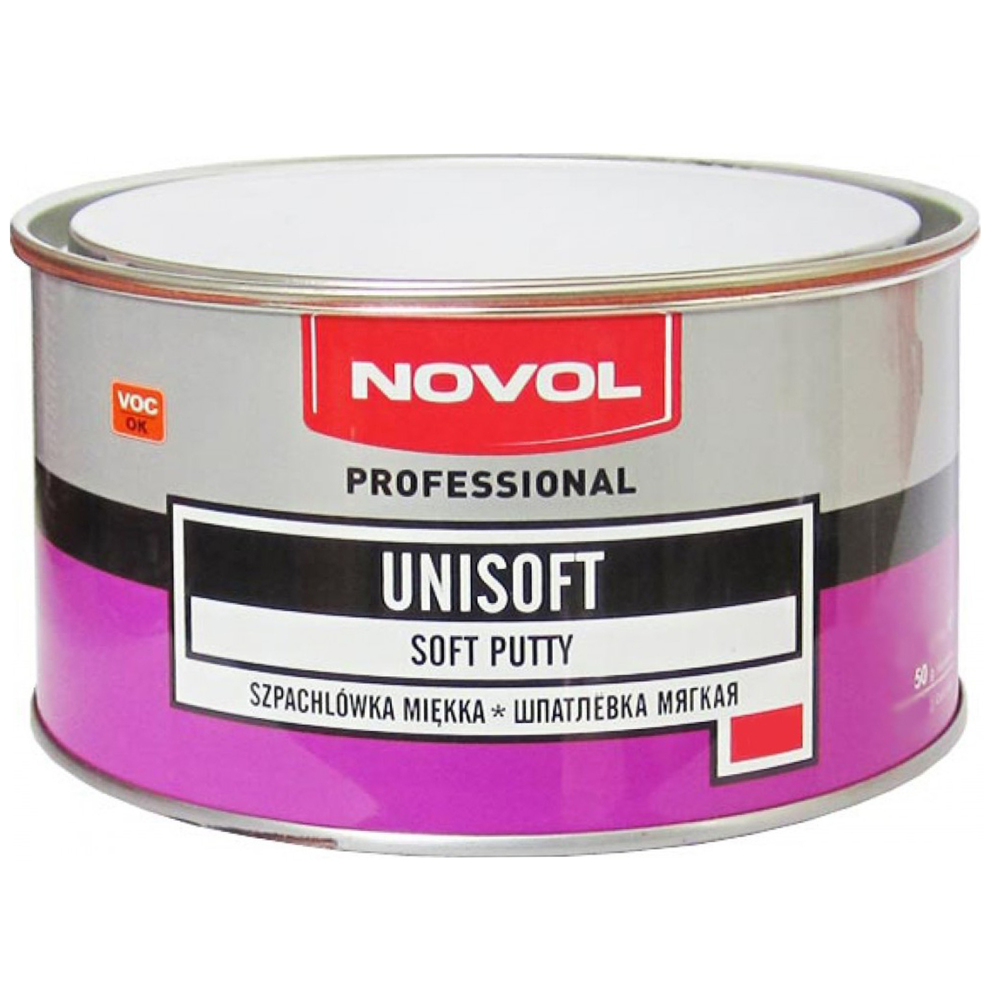 Шпатлевка мягкая 1кг Unisoft NOVOL