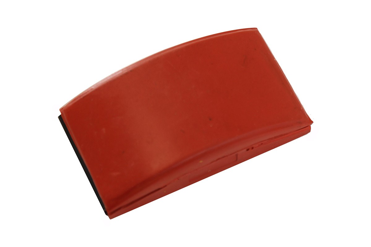 Блок шлифовальный ручной резиновый красный 8390100111 MIRKA